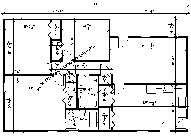 existing home floor plan