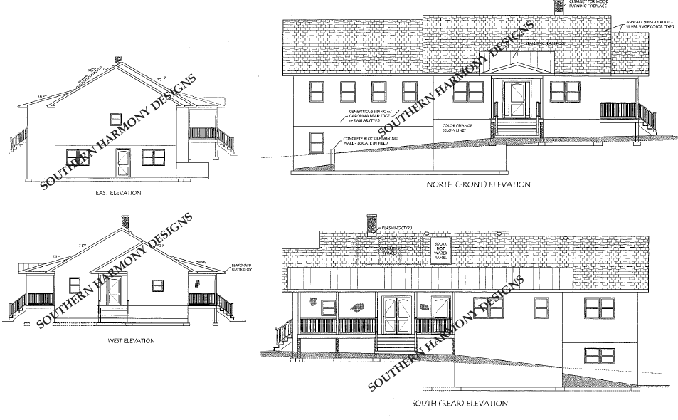 home exterior elevations